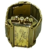 Montblanc designers wrist watch for men - Golden color